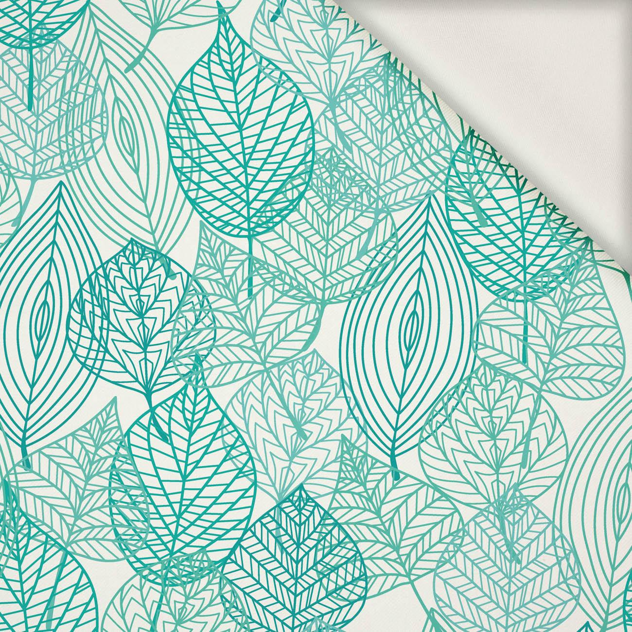 LEAVES  - viscose woven fabric