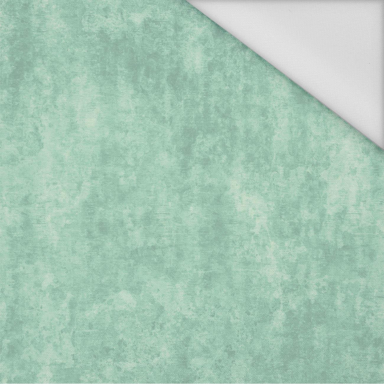 GRUNGE (mint) - Waterproof woven fabric