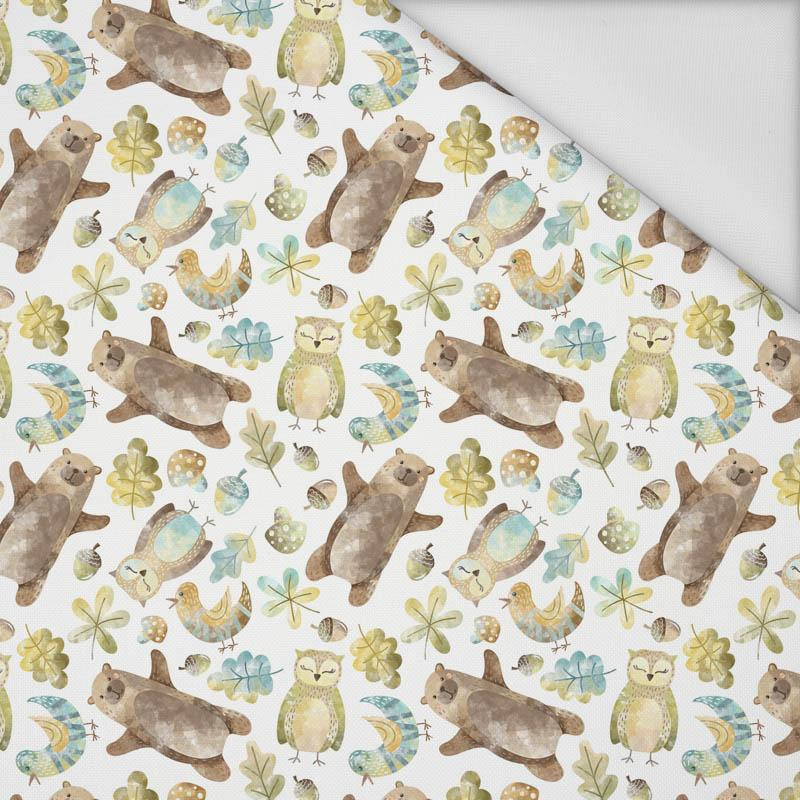 FOREST MIX (FOREST ANIMALS) - Waterproof woven fabric