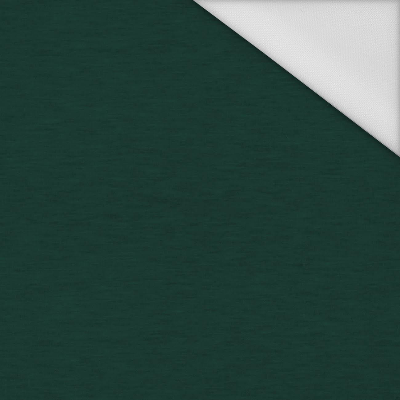 MELANGE BOTTLE GREEN - Waterproof woven fabric