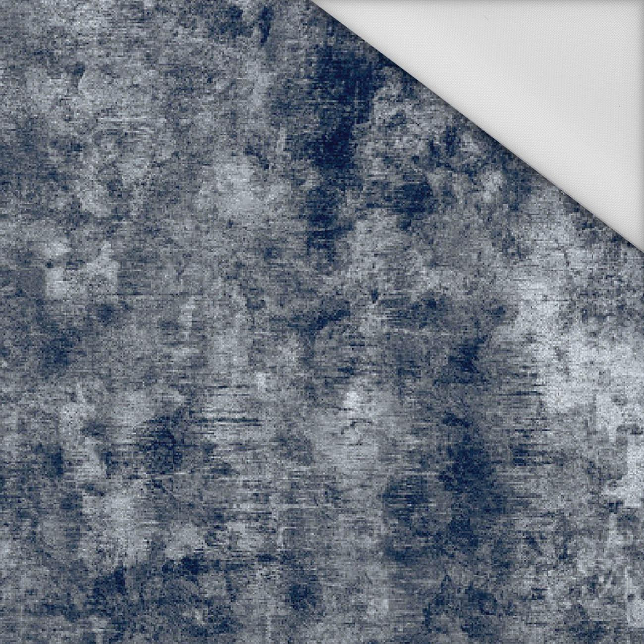 GRUNGE (navy) - Waterproof woven fabric