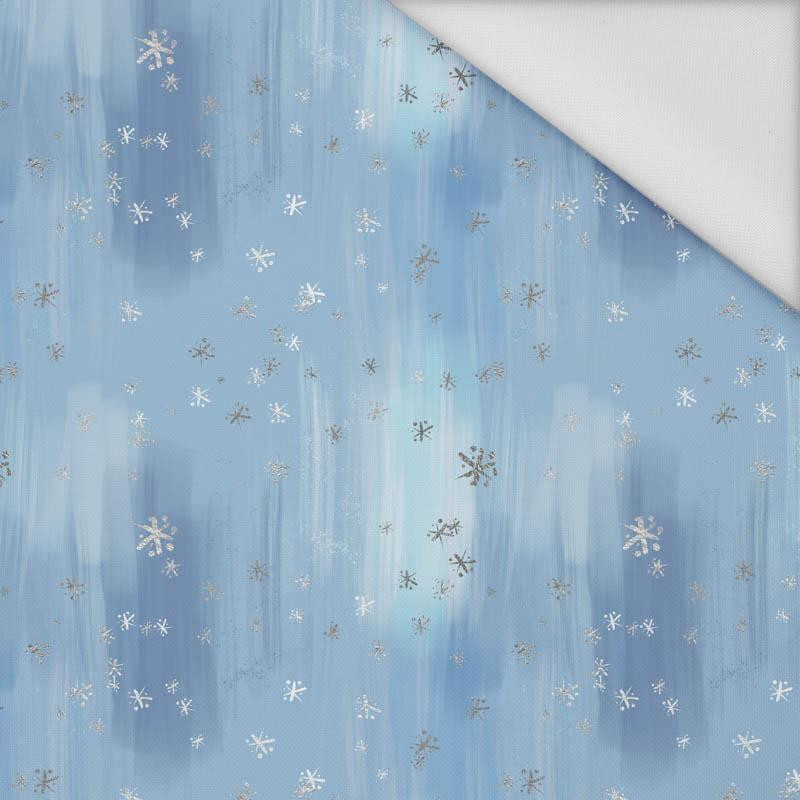 WINTER SKY / light blue (ENCHANTED WINTER) - Waterproof woven fabric