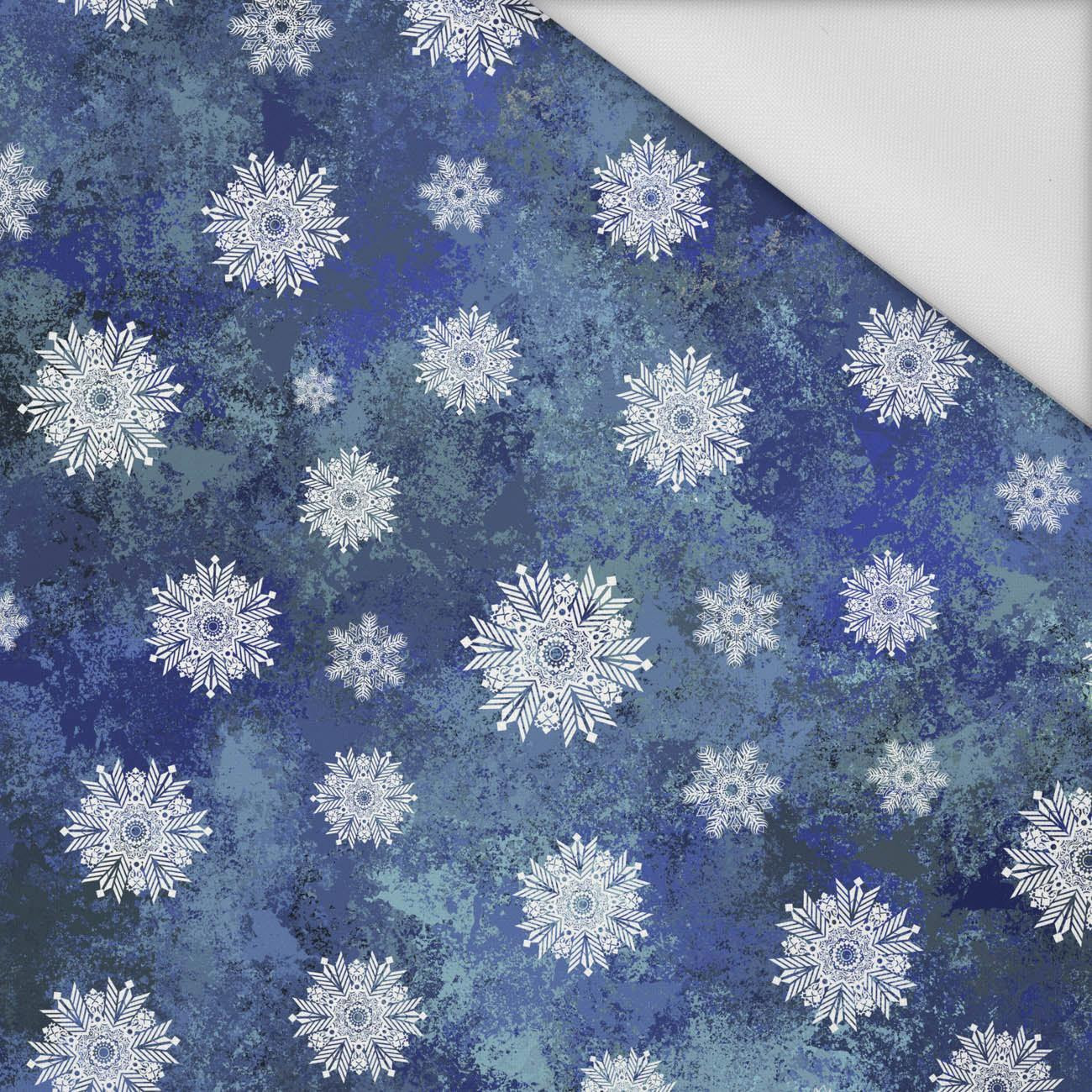 SNOWFLAKES PAT. 2 (WINTER IS COMING) - Waterproof woven fabric