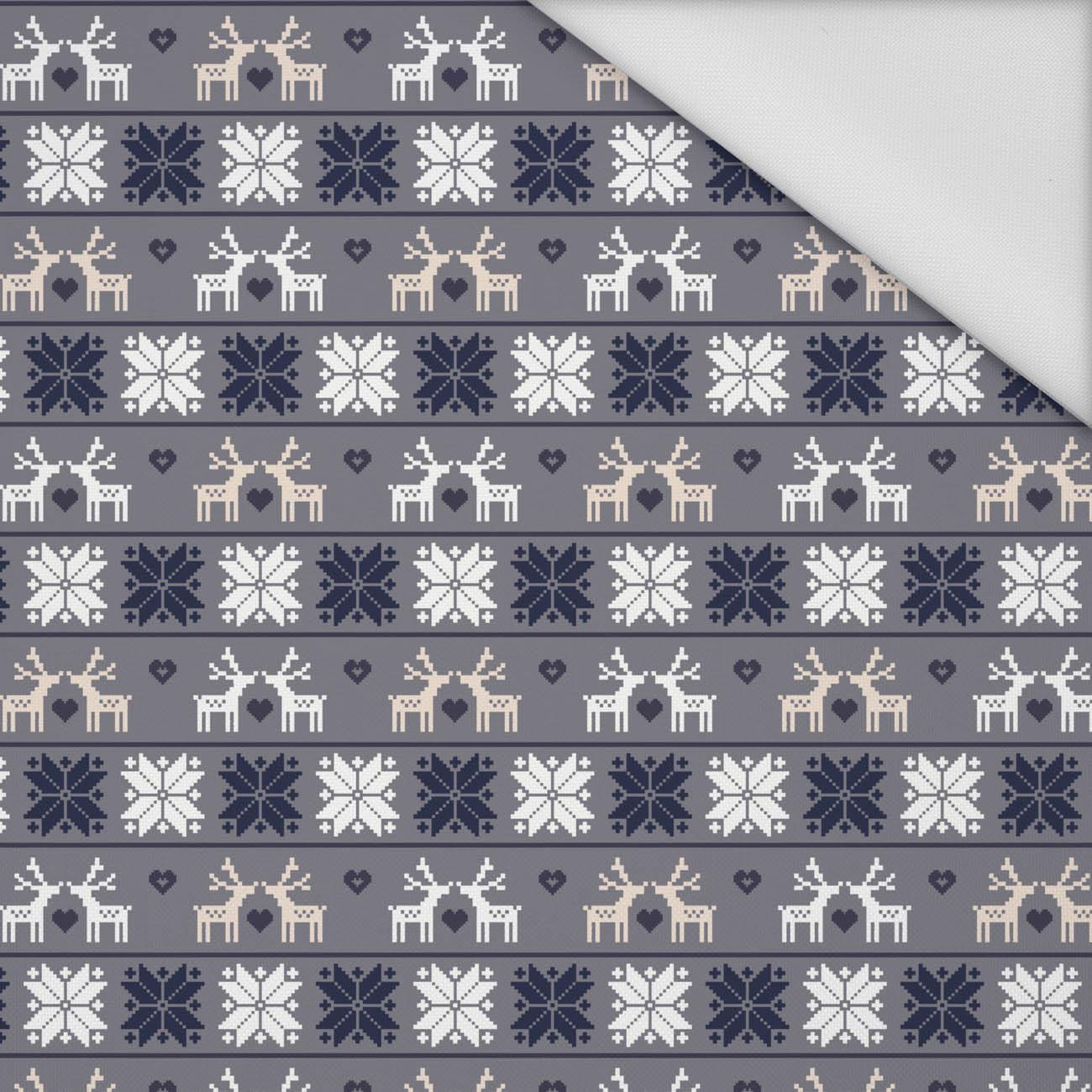 REINDEERS / sweater (WINTER TIME) / grey - Waterproof woven fabric