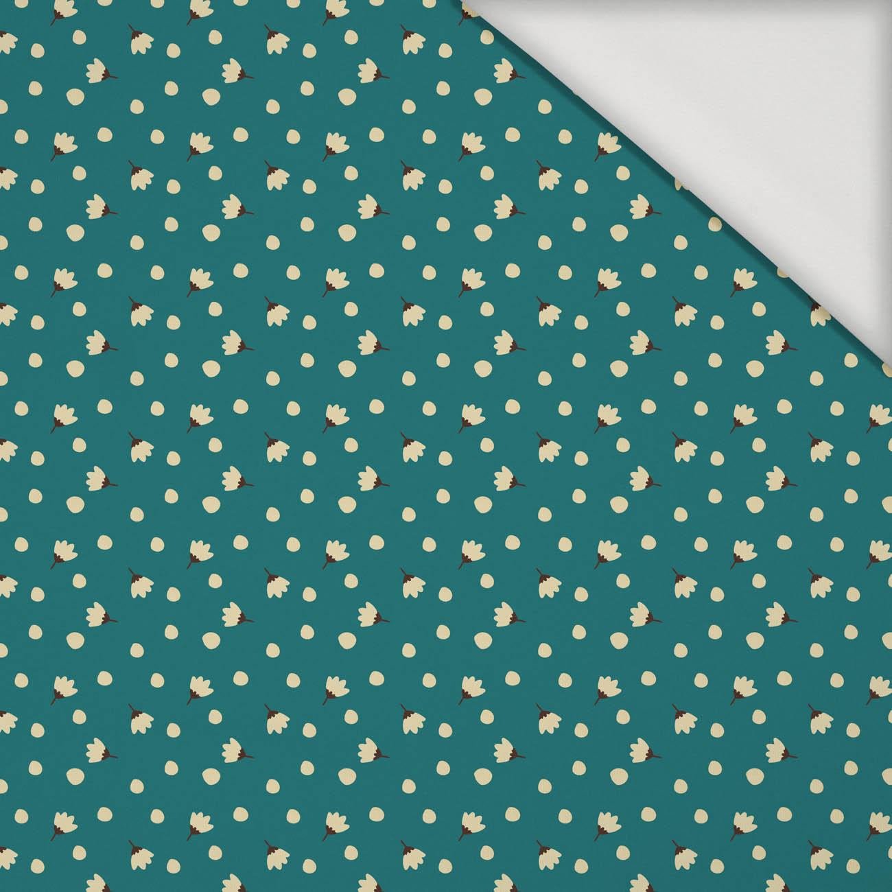 SMALL FLOWERS AND POLKA DOTS - Viscose jersey