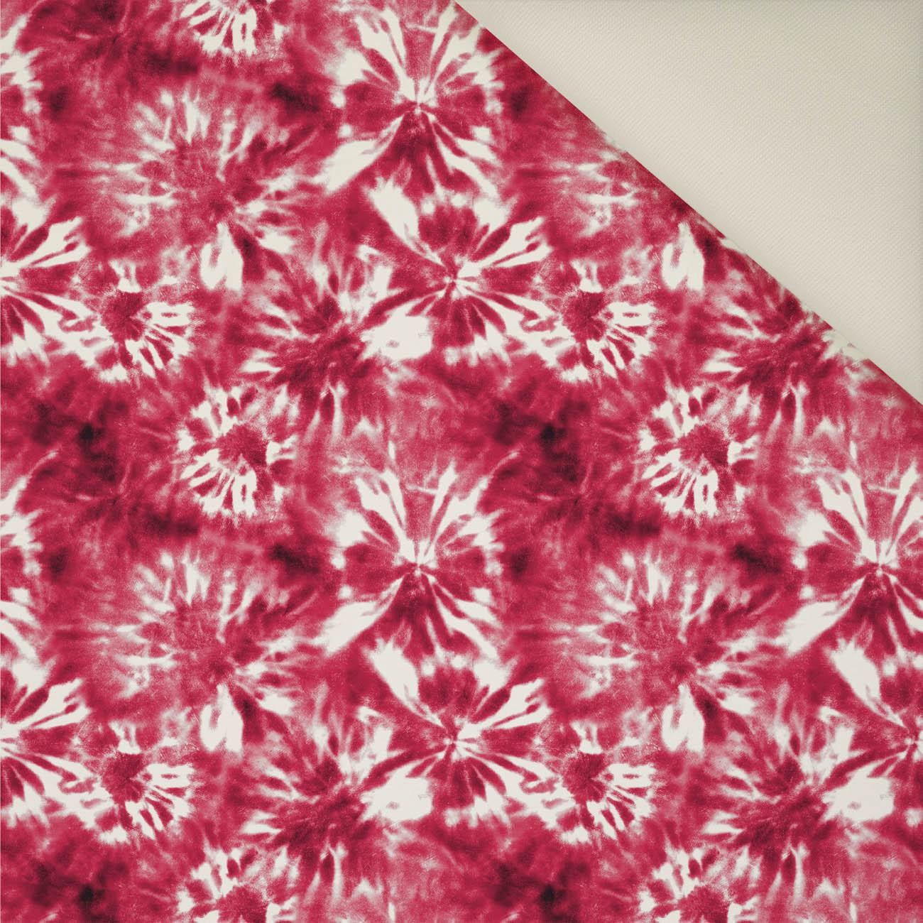 BATIK  pat. 1 / viva magenta- Upholstery velour 