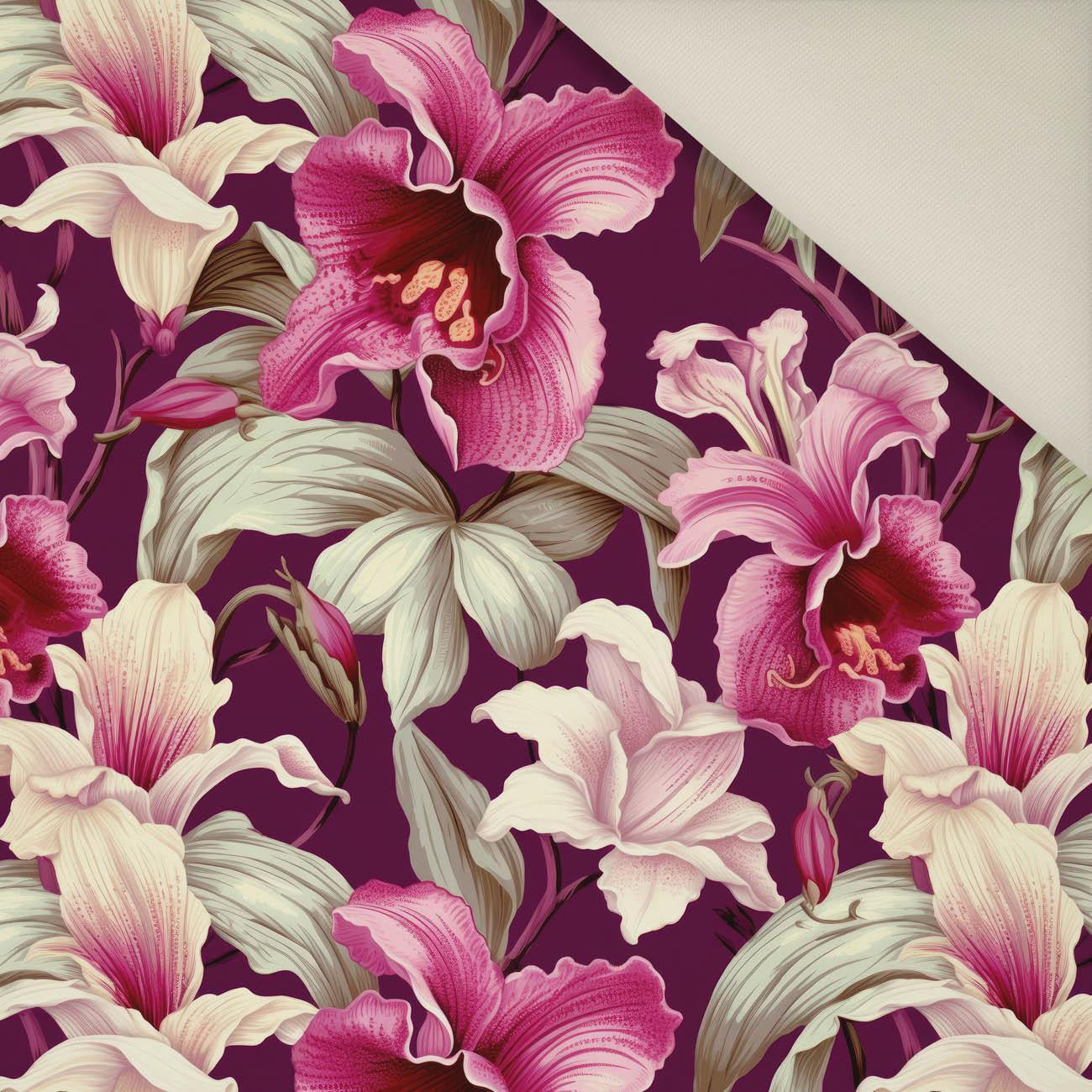 EXOTIC ORCHIDS PAT. 8- Upholstery velour 