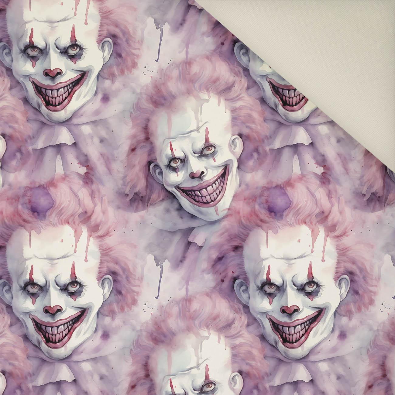 PASTEL HORROR CLOWN WZ. 2- Upholstery velour 