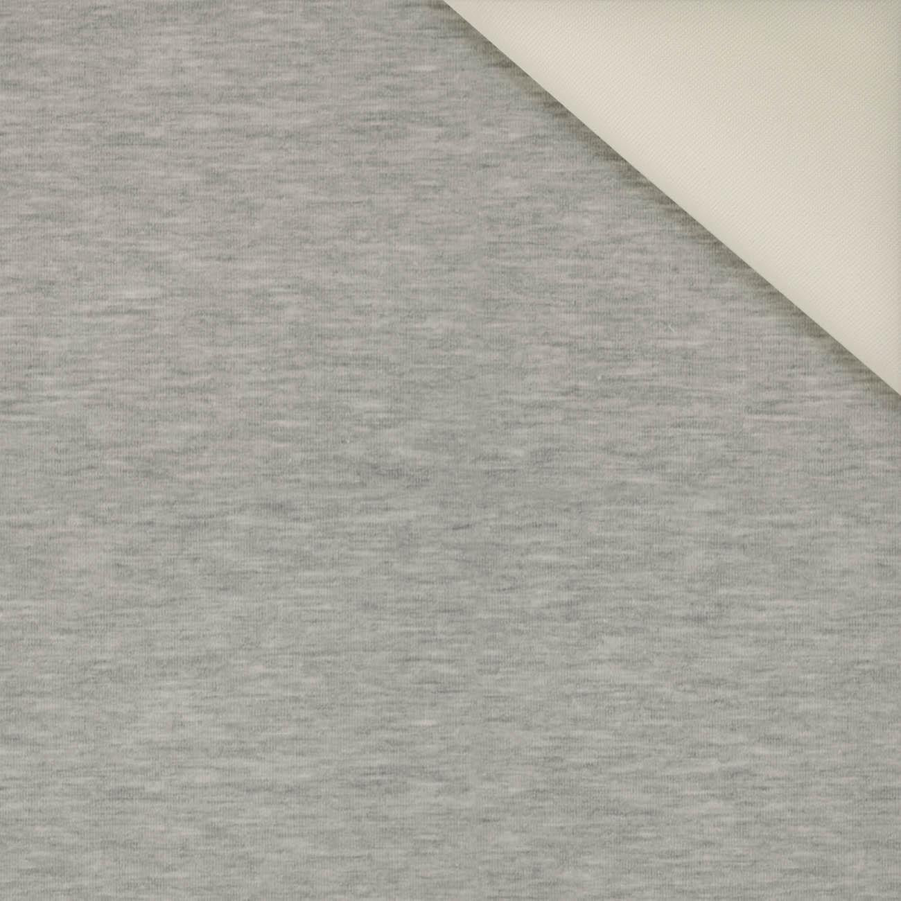 MELANGE LIGHT GRAY- Upholstery velour 