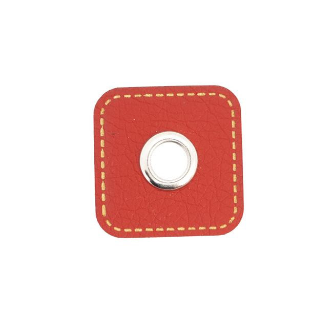 Washer with eyelet square - red