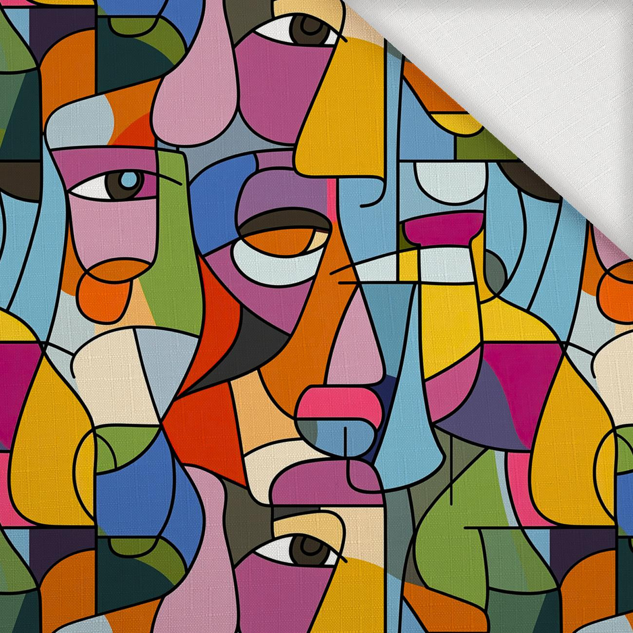 EYES WZ.8 - Woven Fabric for tablecloths