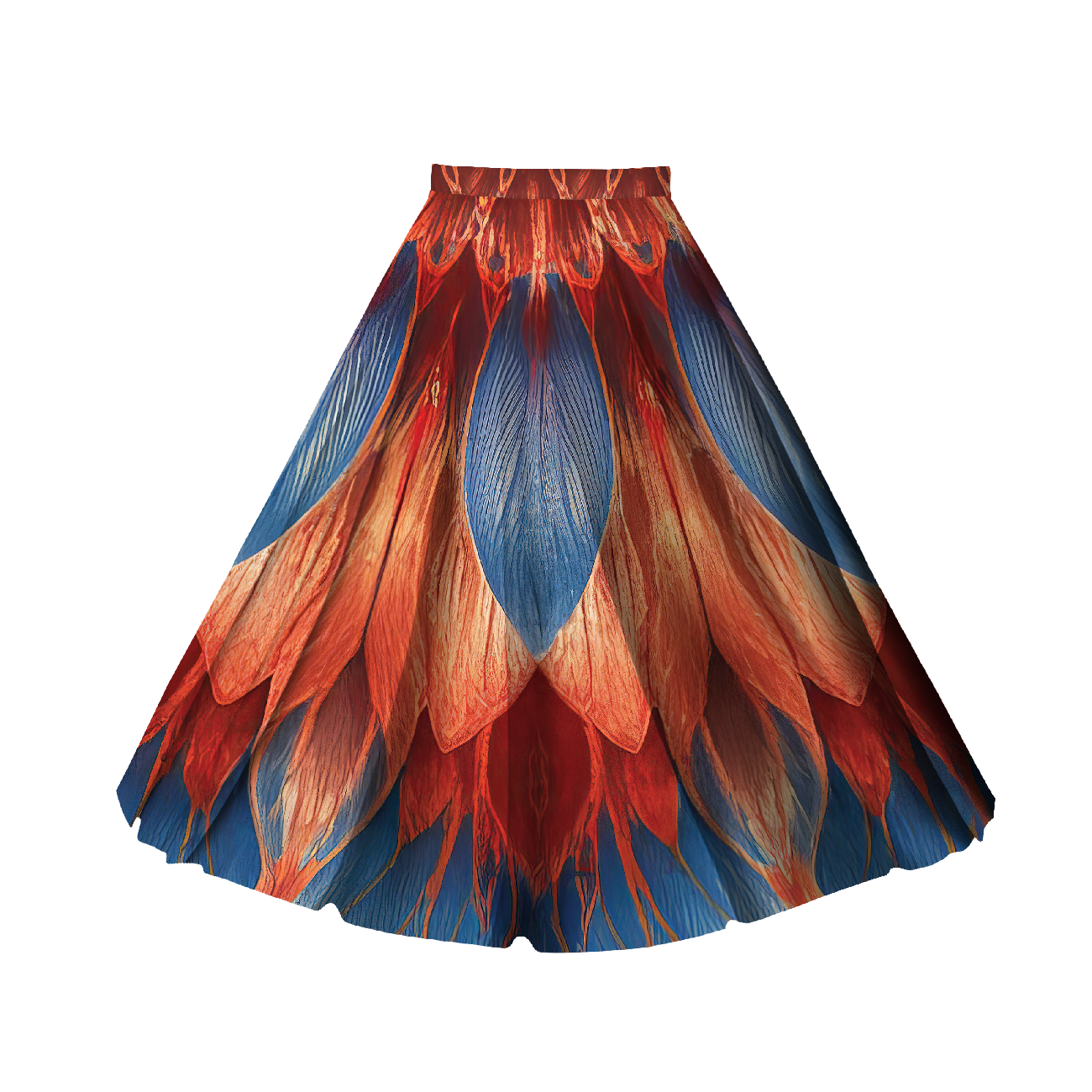FLORAL WZ.2 - skirt panel "MAXI"