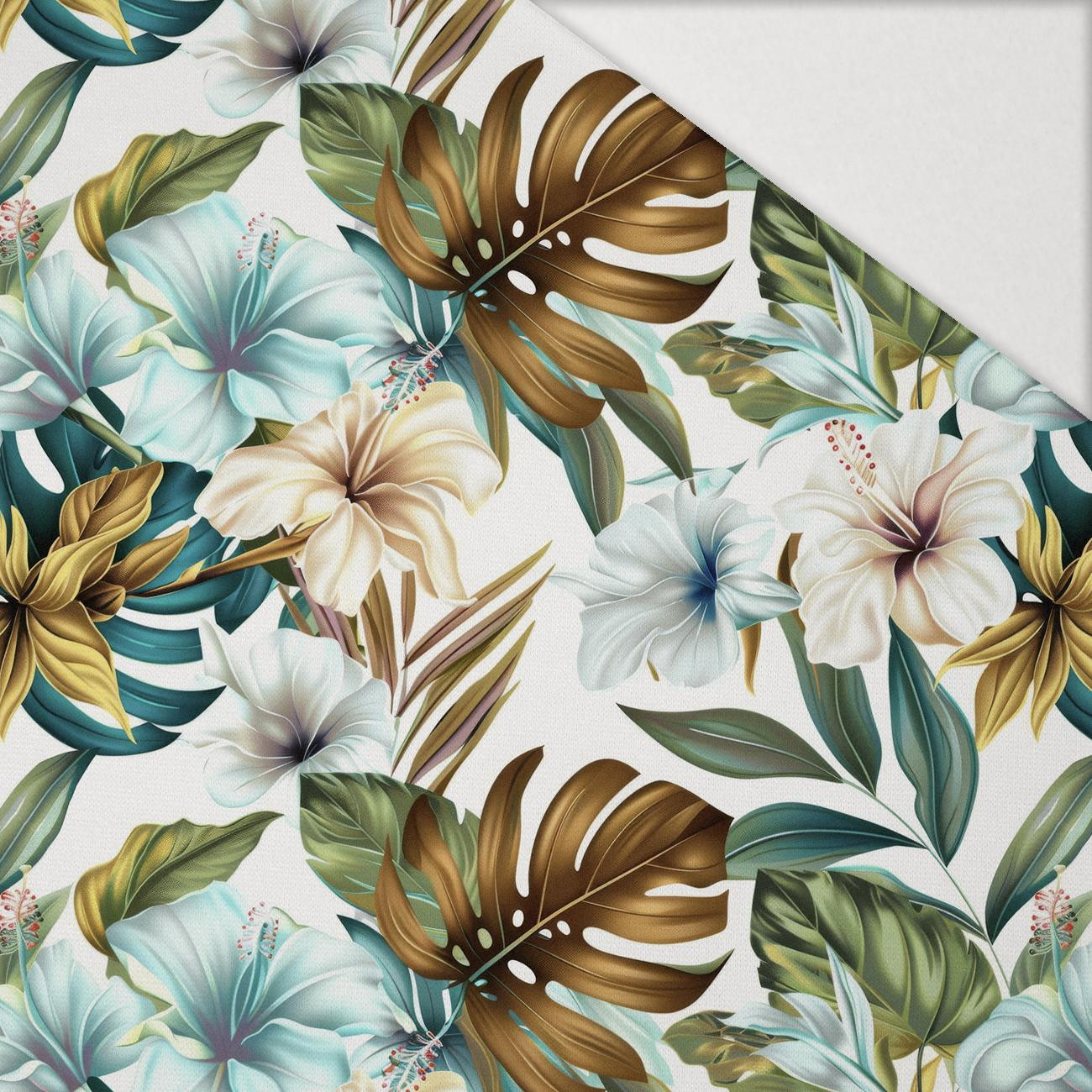 FLOWERS WZ.26 - Hydrophobic brushed knit FLOWERS WZ.26 - Hydrophobic brushed knit