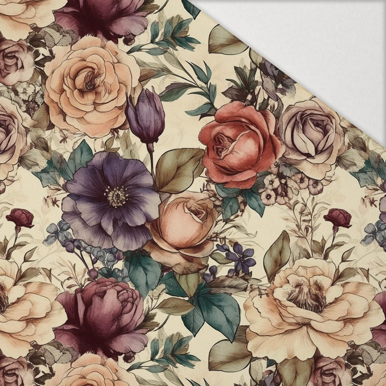 FLOWERS WZ.39 - Hydrophobic brushed knit FLOWERS WZ.39 - Hydrophobic brushed knit