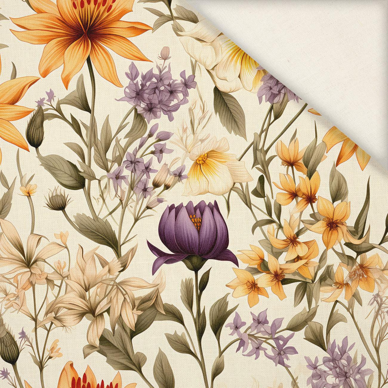 FLOWERS wz.5 - Linen 100%