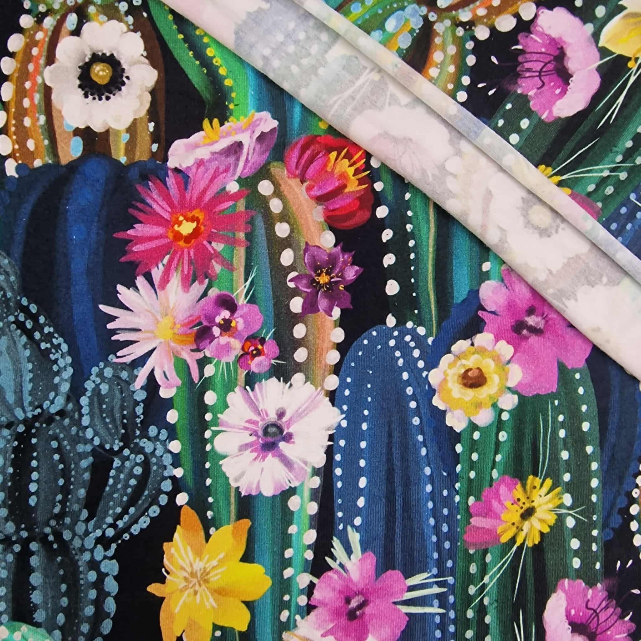 BLOOMING CACTI - single jersey