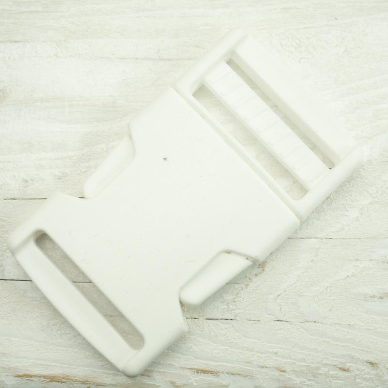 Plastic Side release Buckle P 30 mm - white