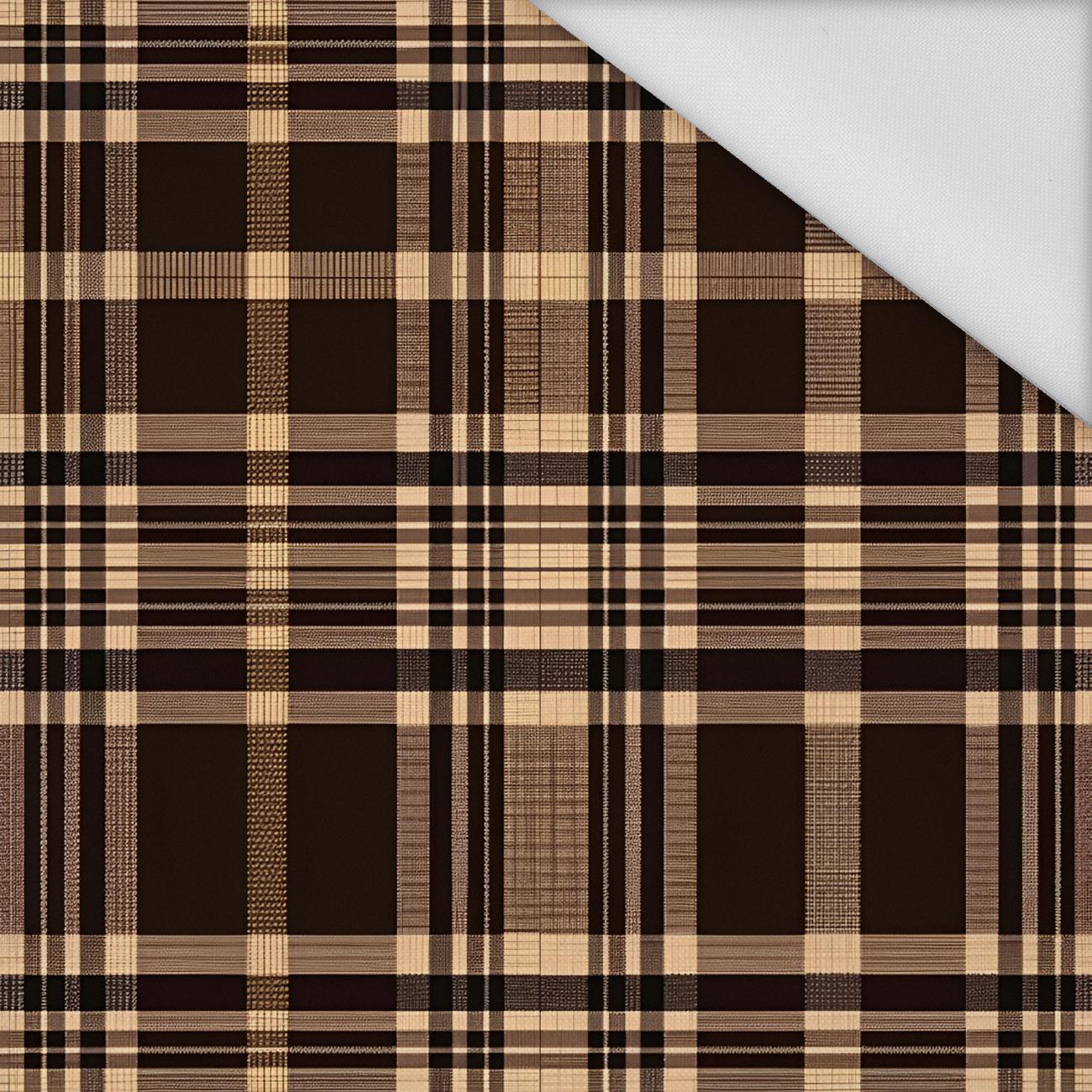CHECK 2/ Mocha Mousse  - Waterproof woven fabric