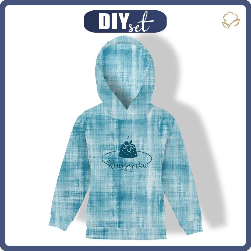 KID'S HOODIE (ALEX) - KRUSZYNKA - looped knit fabric