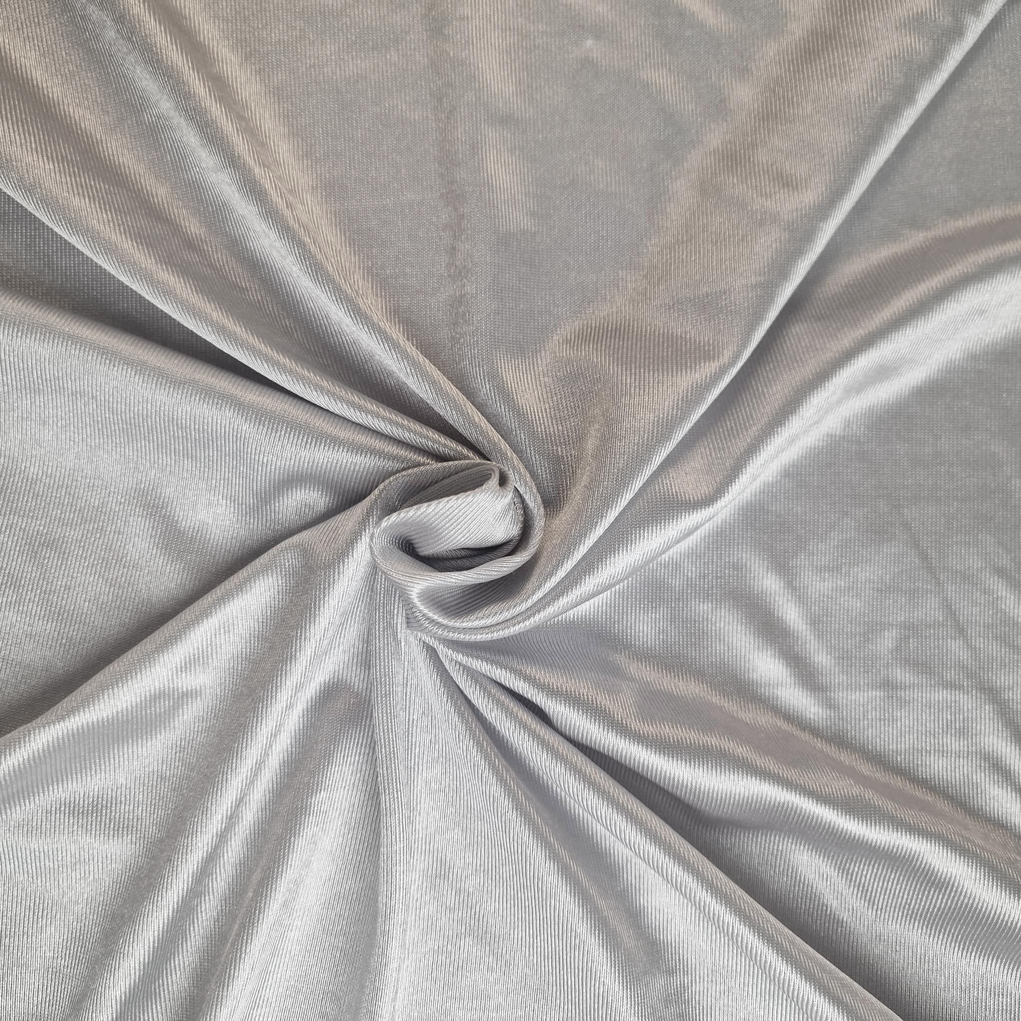GREY - lurex knit fabric