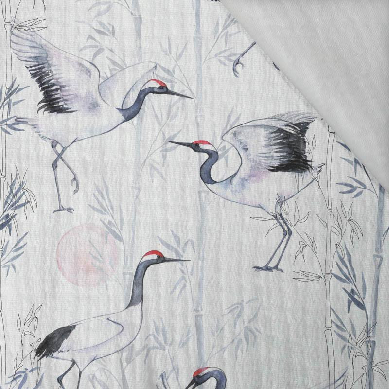 CRANES - Cotton muslin