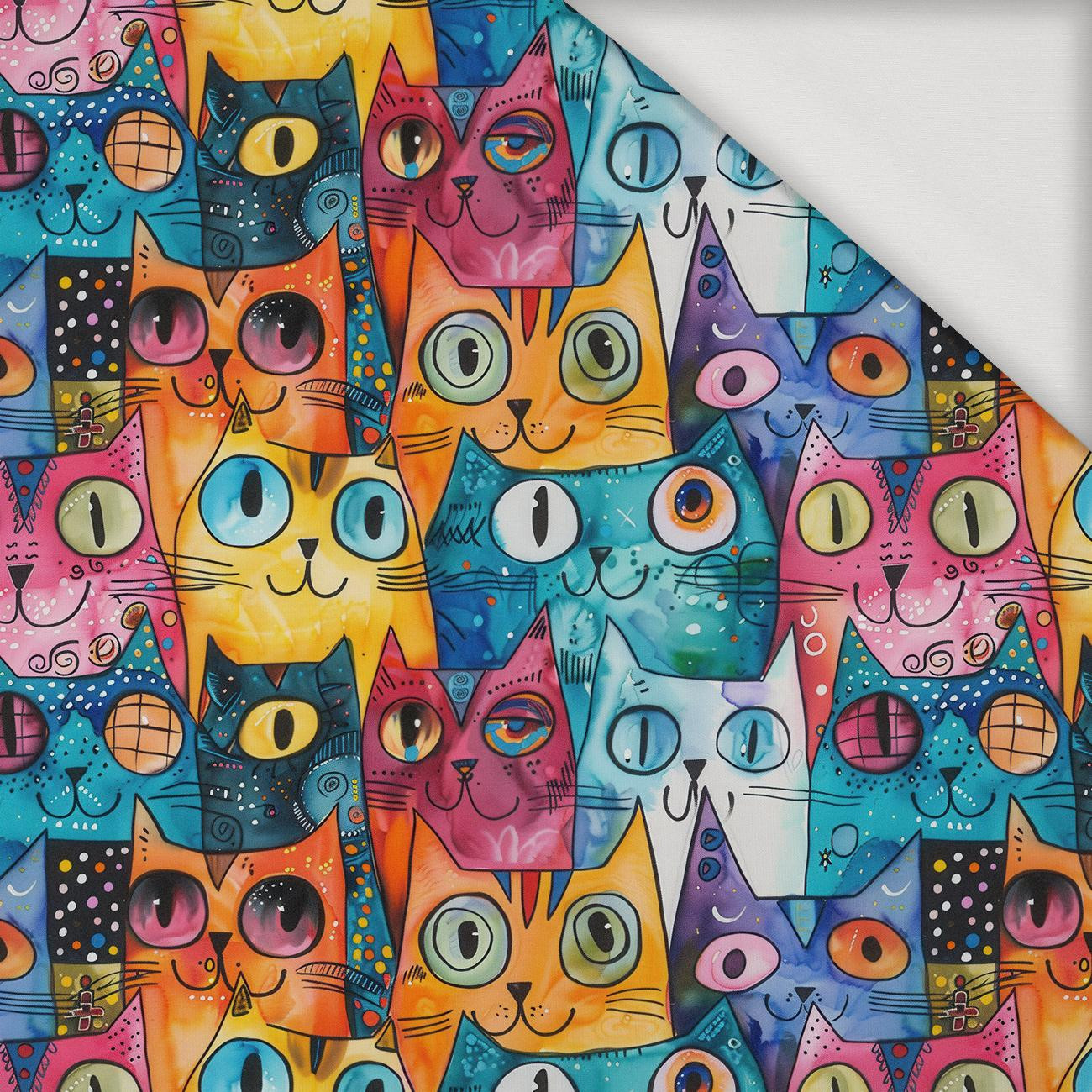 NEON CATS WZ.2 - Viscose jersey