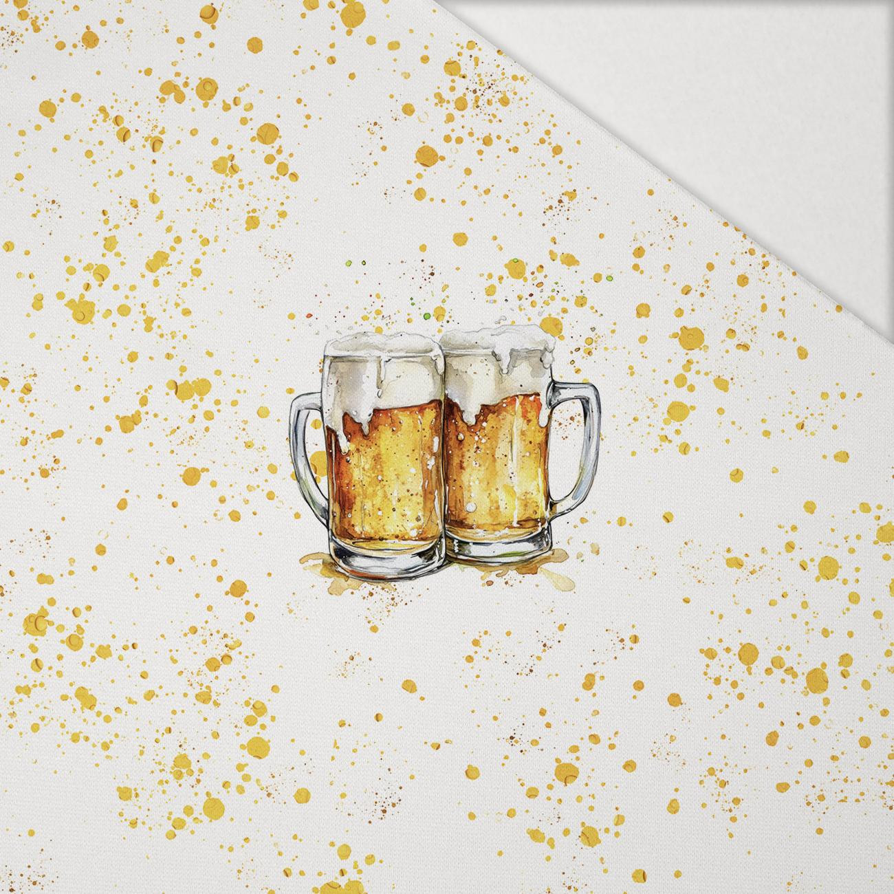 OKTOBERFEST BEER WZ.3 - panel (75cm x 80cm)  Hydrophobic brushed knit