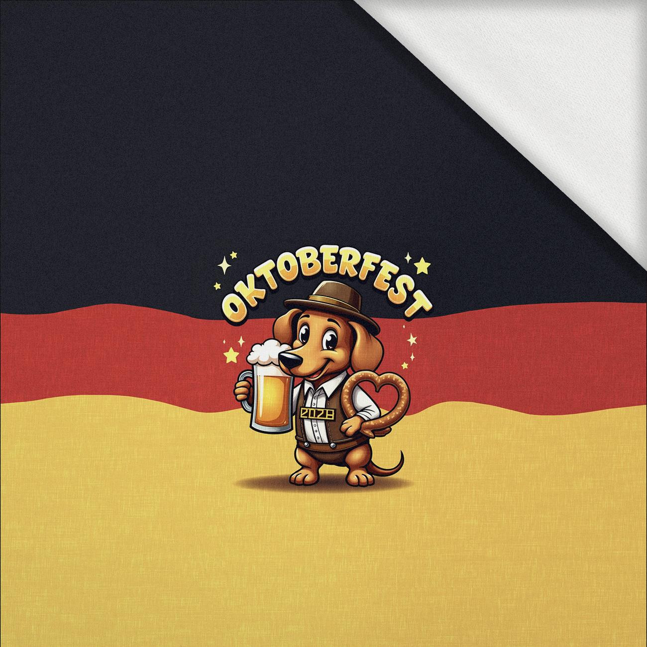 OKTOBERFEST - panel (75cm x 80cm) looped knit