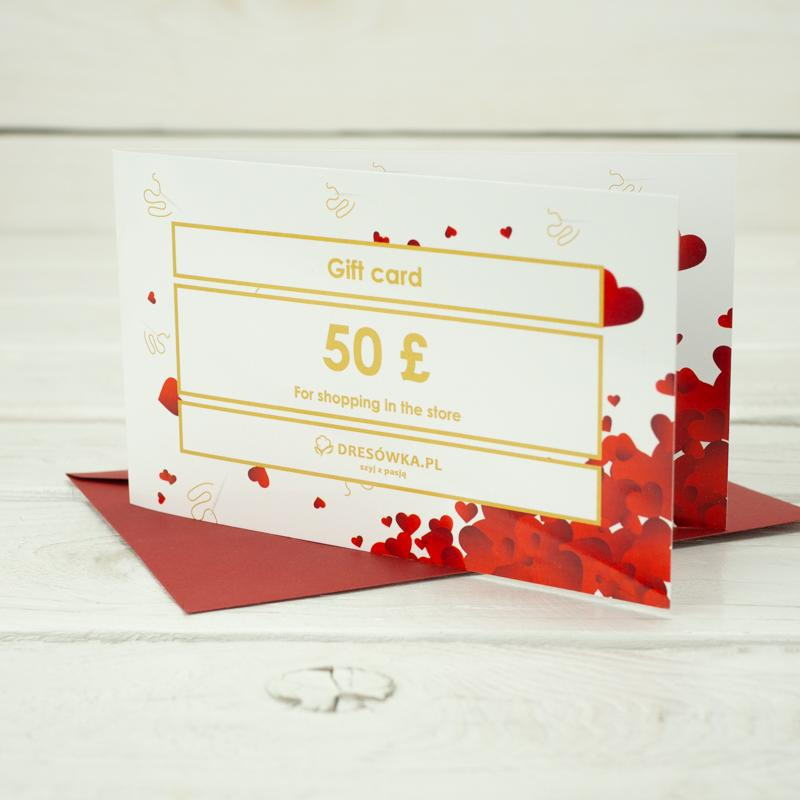 GIFT CARD - 50 GBP