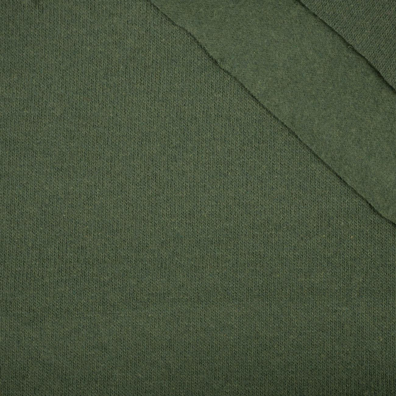 OLIVE GREEN - Emery sweater knit. 270g