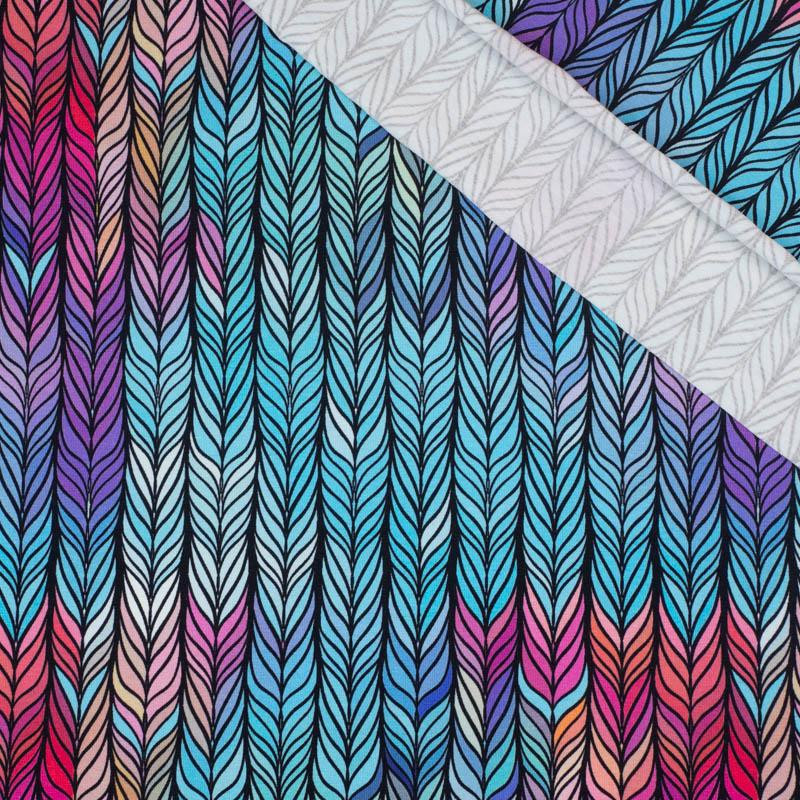 BRAID / rainbow - single jersey with elastane 