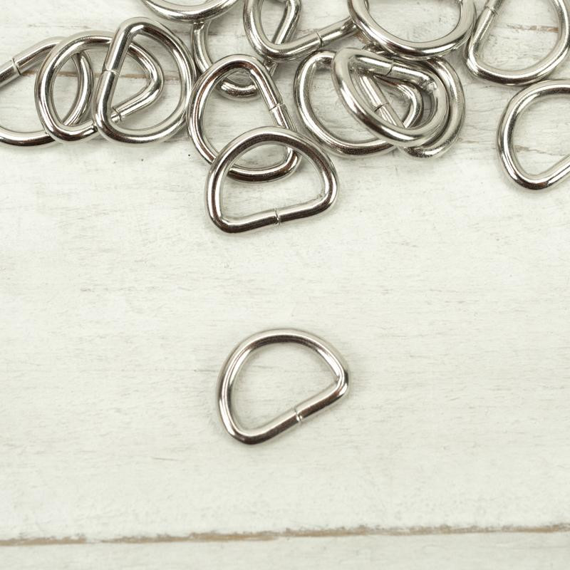 D-ring width 10 mm - nickel