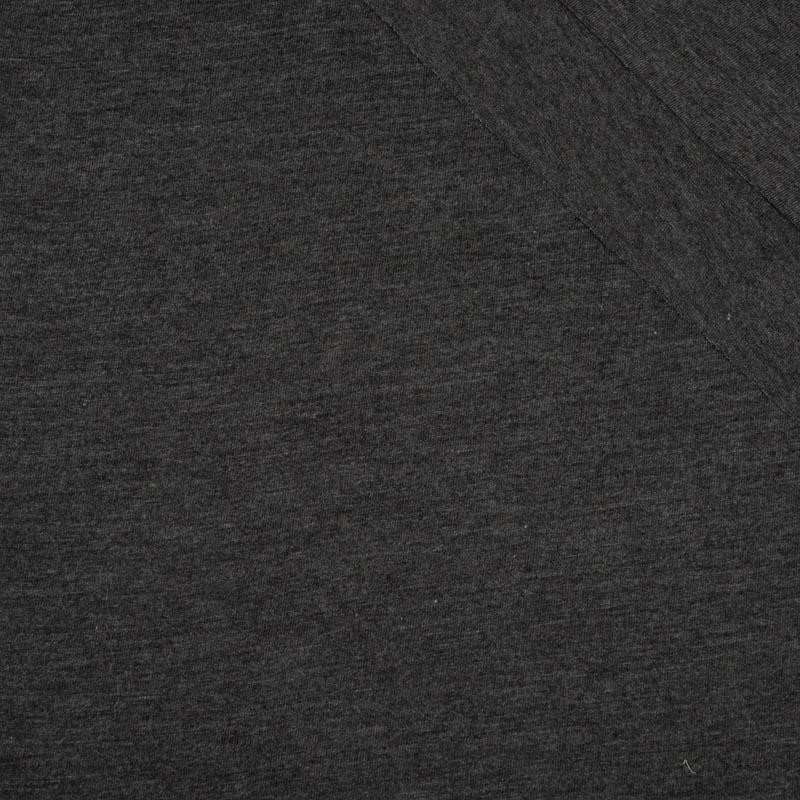 MELANGE GRAPHITE - T-shirt knit fabric 100% cotton T180