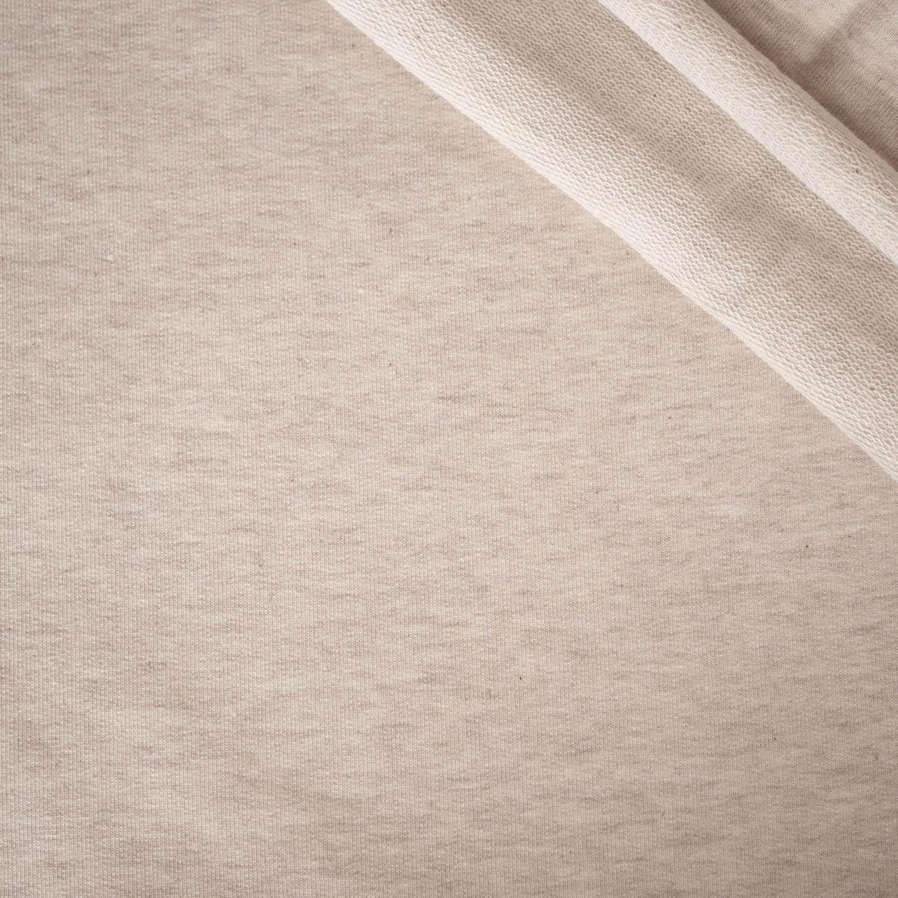 MELANGE LIGHT BEIGE - Summer Loop Jersey