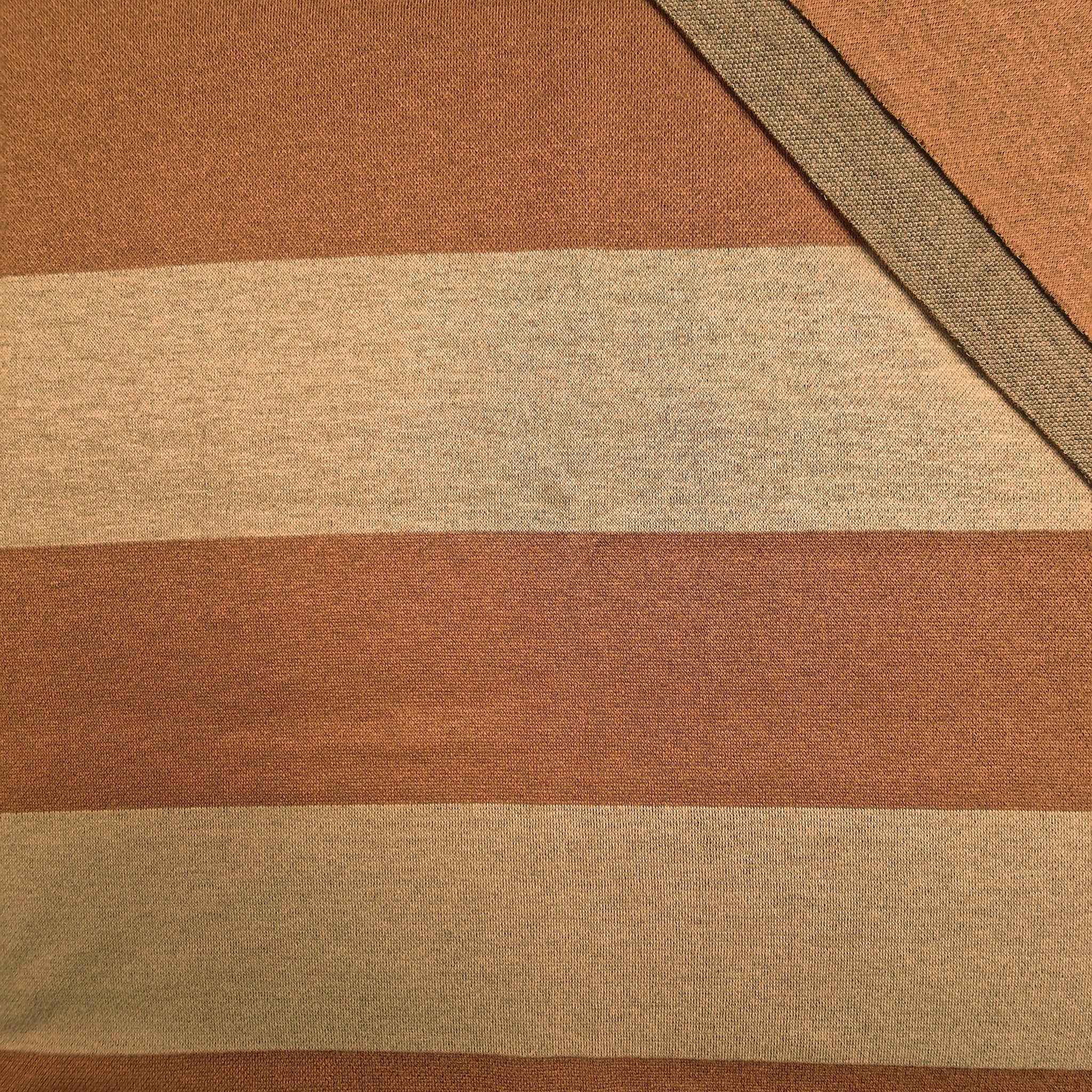 stripes / caramel - jacquard