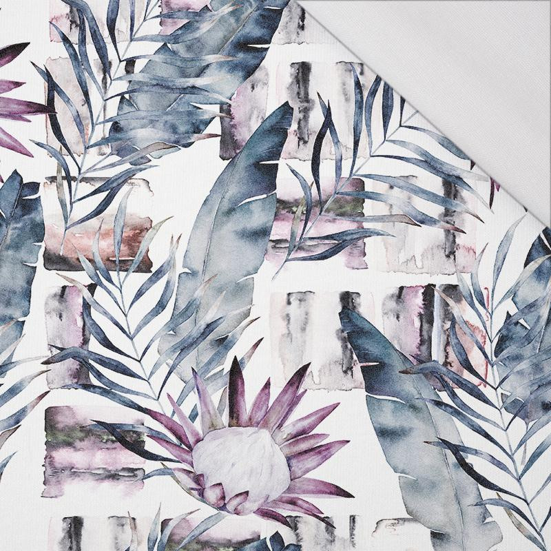 50cm WATERCOLOR LEAVES 2.0 - single jersey 120g