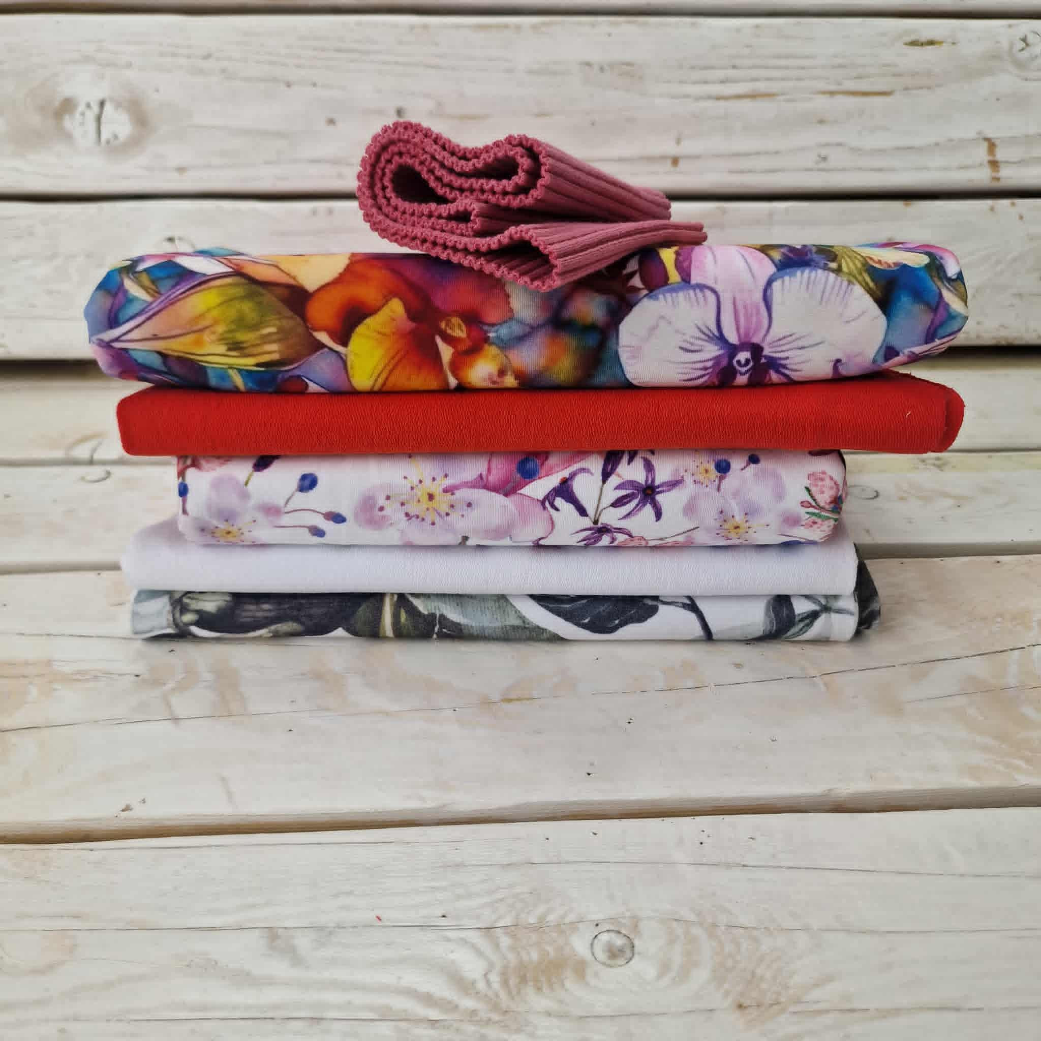 Fabric bundle PAT. 30 - looped knit fabric
