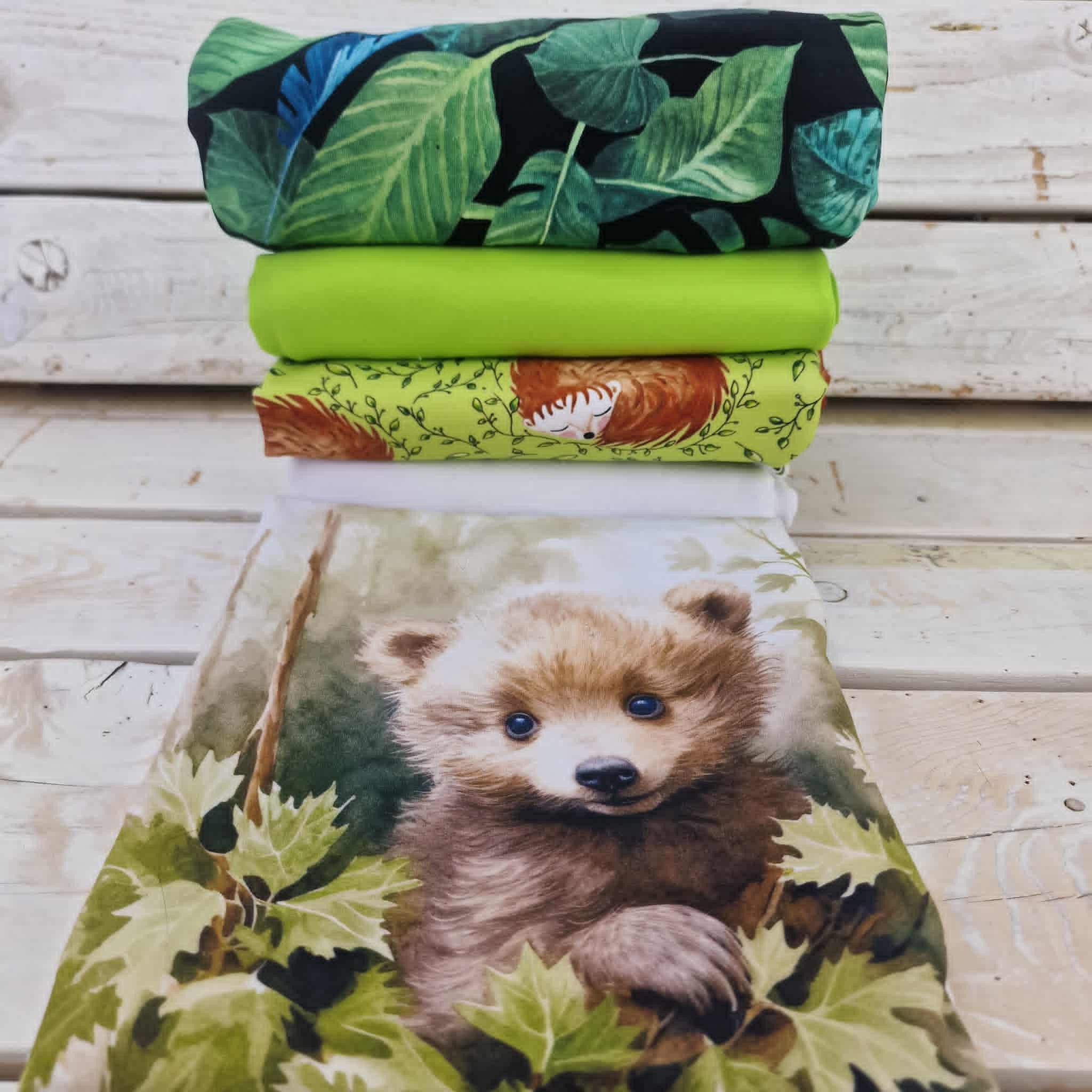 Fabric bundle PAT. 38 - looped knit fabric