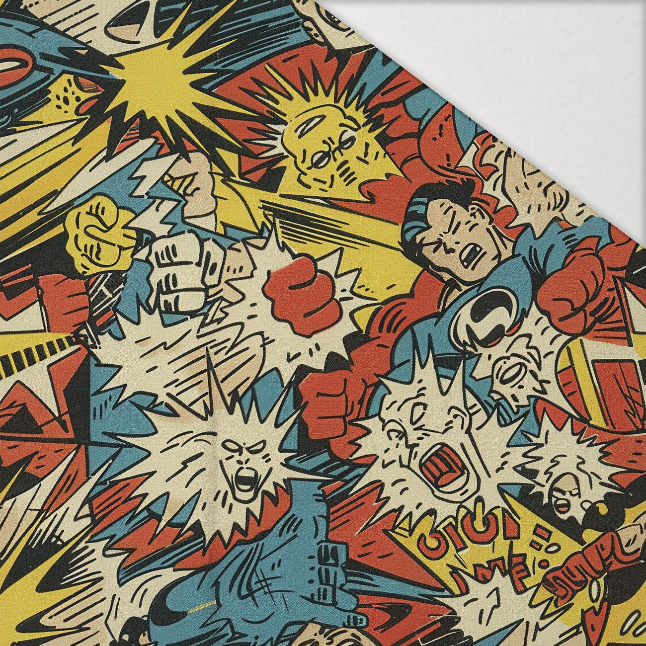 RETRO COMICS PAT.2 - Hydrophobic brushed knit RETRO COMICS PAT.2 - Hydrophobic brushed knit