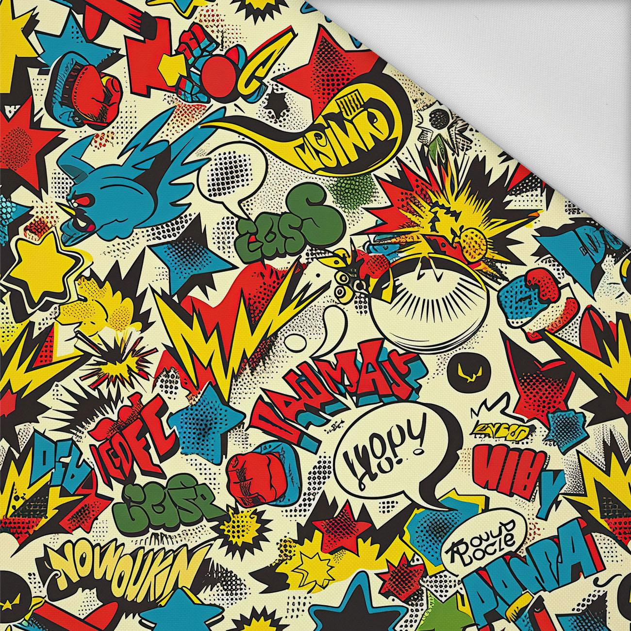 RETRO COMICS PAT.6 - Waterproof woven fabric