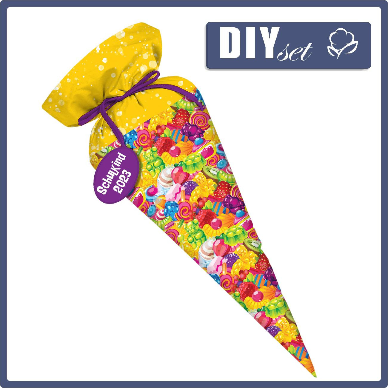 First Grade Candy Cone - GUMMY CANDY - sewing set