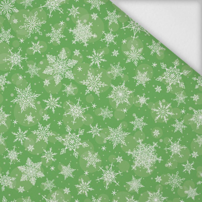 SNOWFLAKES PAT. 2 / green - softshell