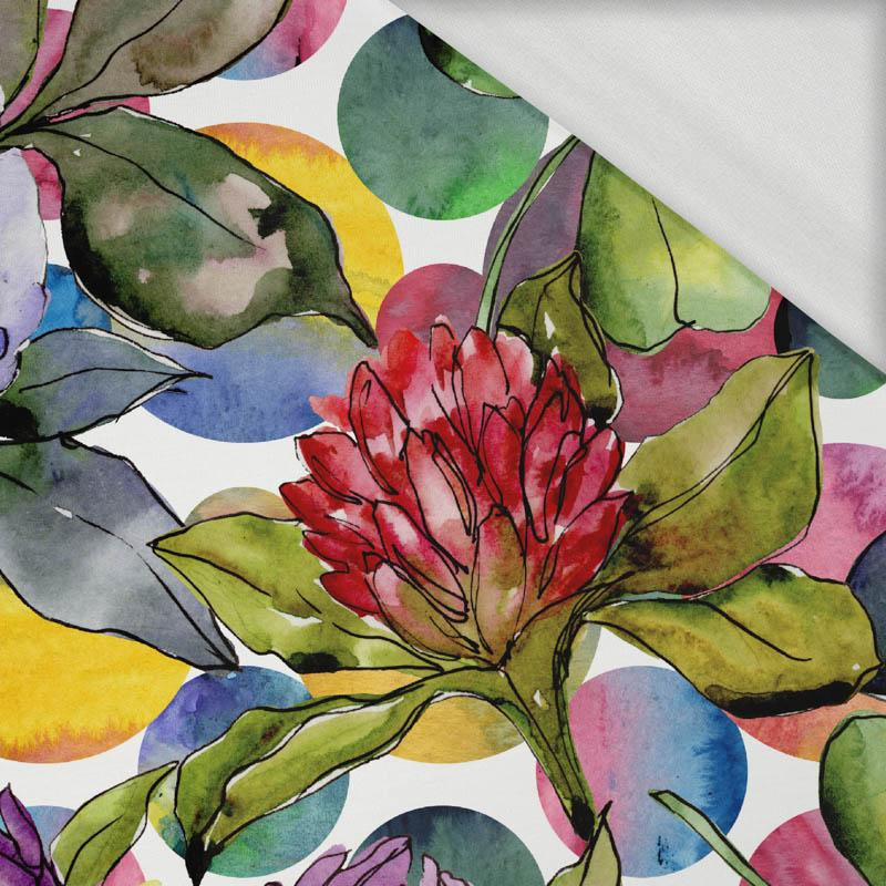 WATERCOLOR CLOVERS - Bamboo looped with elastan 260g