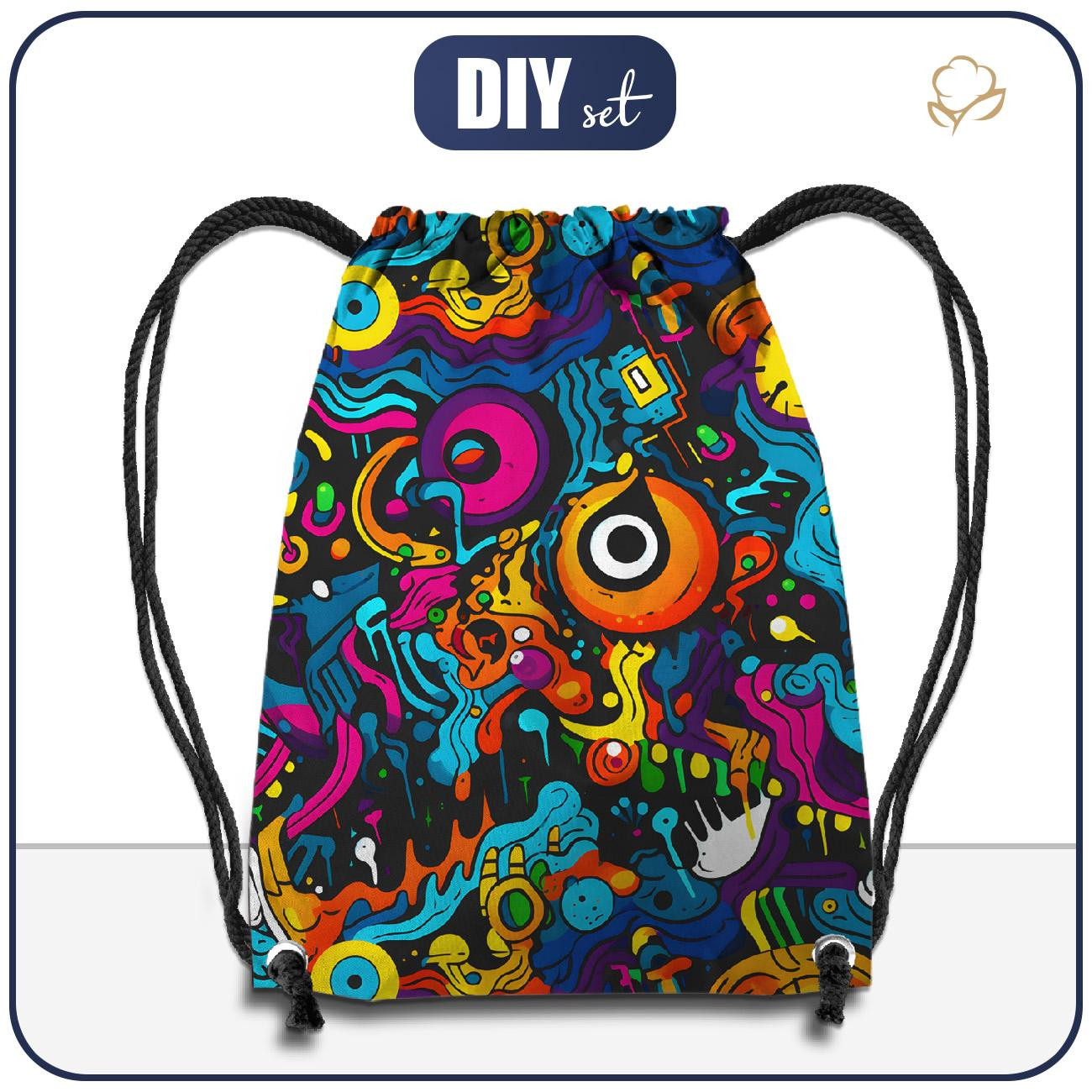 GYM BAG - STREET GRAFFITI WZ.5 - sewing set