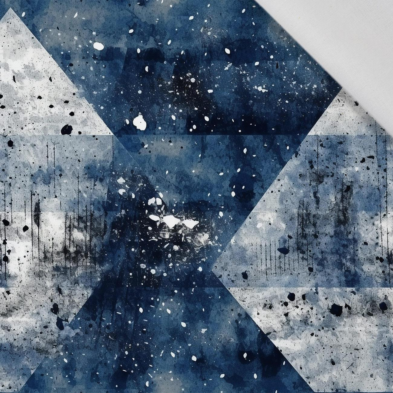 NAVY GRUNGE wz. 9 - Cotton woven fabric