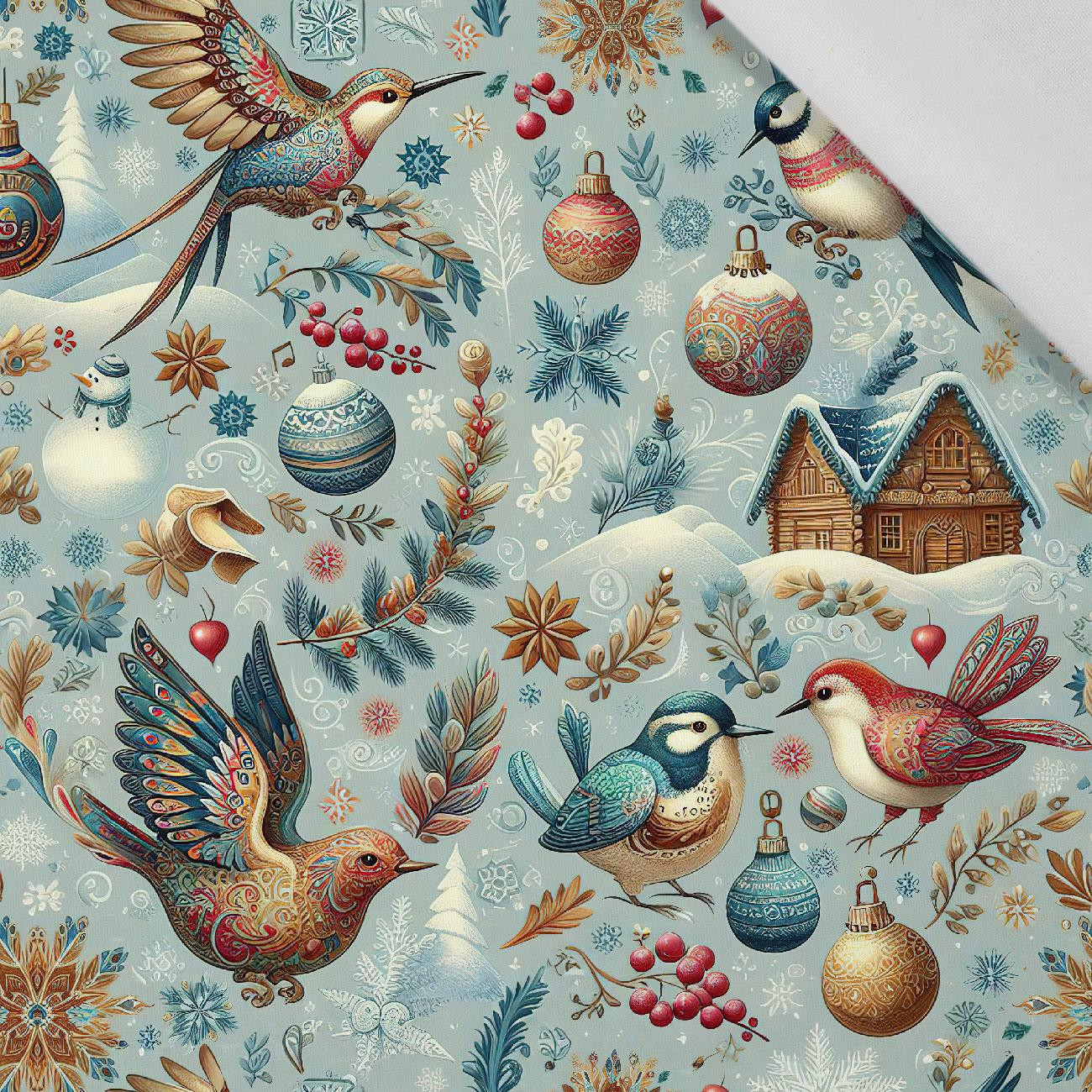 Vintage Christmas wz.28 - Cotton woven fabric
