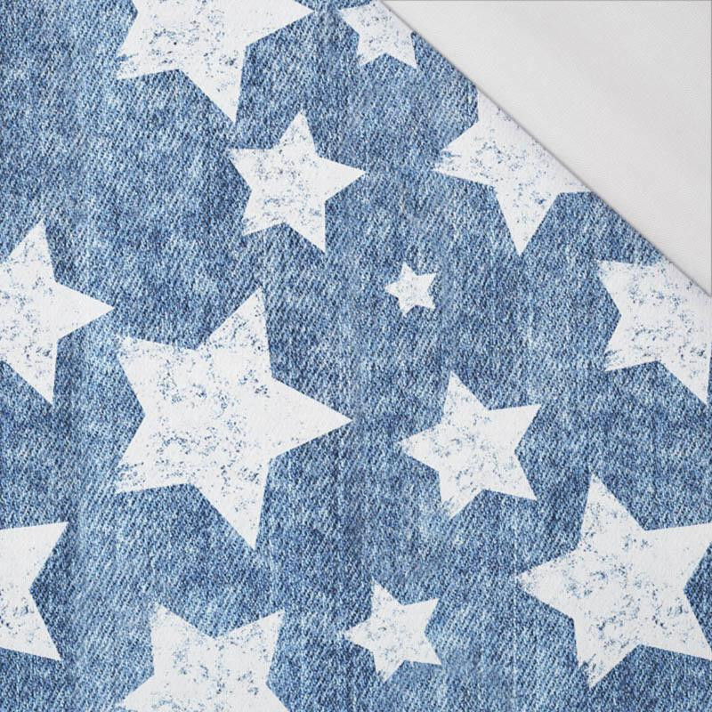 WHITE STARS / vinage look jeans (dark blue) - single jersey with elastane 