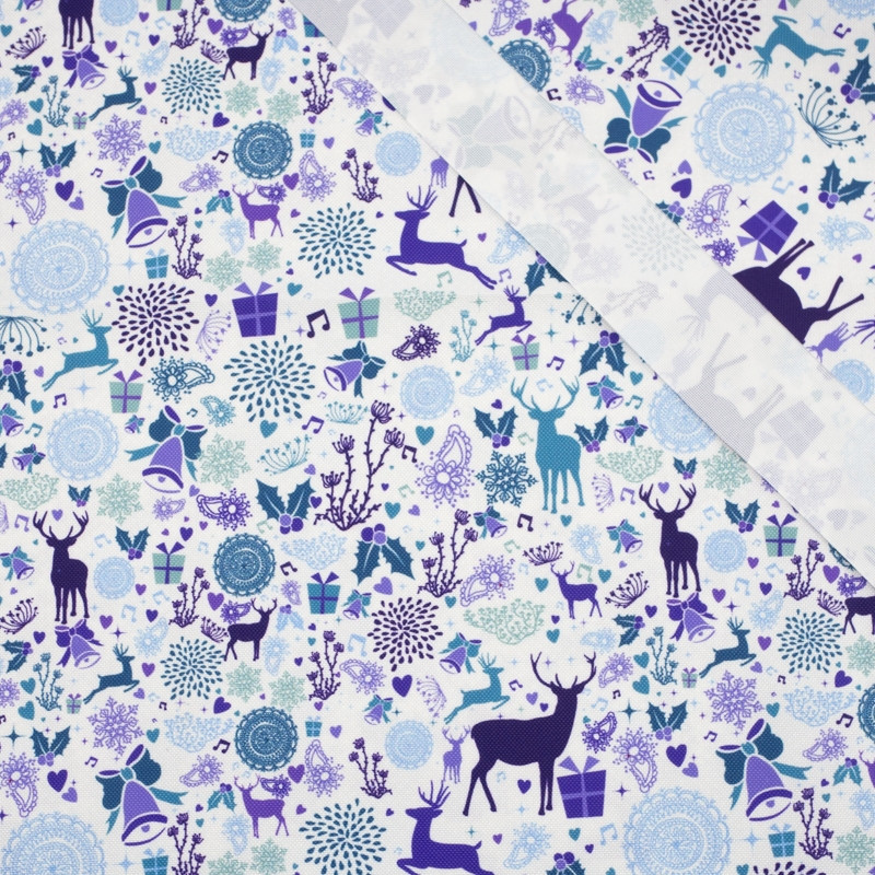 VIOLET DEERS - Waterproof woven fabric