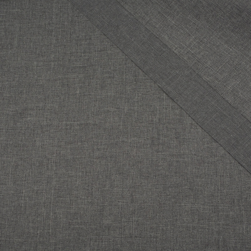 DARK GREY - Waterproof woven fabric linen imitation