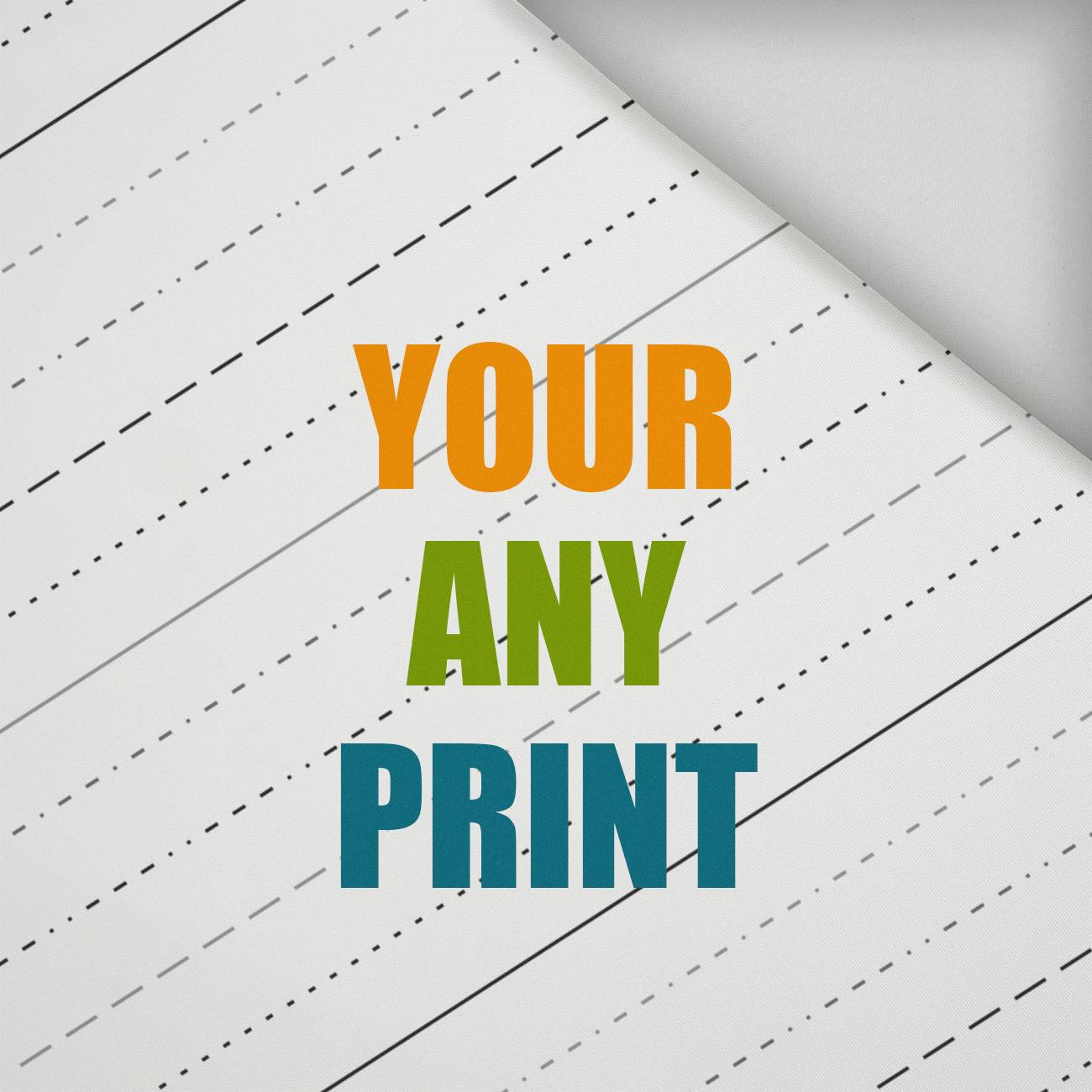 FABRIC WITH CUSTOM PRINT - quick-drying woven fabric
